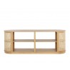 Sunpan Behati Media Console And Cabinet - Front