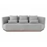 Sunpan Amalia Sofa in Polo Club Stone - Front View - Sunpan Amalia Sofa in Polo Club Stone - Front View