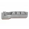 Sunpan Amalia Sofa in Polo Club Stone - Front - Sunpan Amalia Sofa in Polo Club Stone - Front