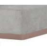 Sunpan Amalia Sofa in Polo Club Stone - Edge Close-up - Sunpan Amalia Sofa in Polo Club Stone - Edge Close-up