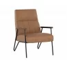 Sunpan Coelho Lounge Chair In Bounce Nut - Angled - Sunpan Coelho Lounge Chair In Bounce Nut - Angled