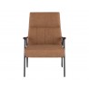 Sunpan Coelho Lounge Chair In Bounce Nut - Front