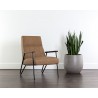 Sunpan Coelho Lounge Chair In Bounce Nut - Lifestyle