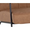 Sunpan Coelho Lounge Chair In Bounce Nut - Seat Close-up