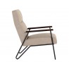Sunpan Coelho Lounge Chair In Bounce Stone - Side