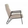 Sunpan Coelho Lounge Chair In Bounce Stone - Side - Sunpan Coelho Lounge Chair In Bounce Stone - Side