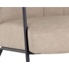 Sunpan Coelho Lounge Chair In Bounce Stone - Seat Close-up