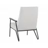 Sunpan Coelho Lounge Chair In Light Grey - Back Angle - Sunpan Coelho Lounge Chair In Light Grey - Back Angle