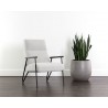 Sunpan Coelho Lounge Chair In Light Grey - Lifestyle