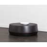  Sunpan Creed Coffee Table In Antique Gunmetal - Lifestyle