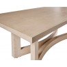 Sunpan Arezza Dining Table - 90.5" - Top Angled Table Side