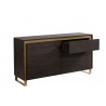 Sunpan Alvaro Dresser - Angled with Drawer Opened