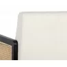 Sunpan Claudette Office Chair in Linoso Ivory - Seat Back - Sunpan Claudette Office Chair in Linoso Ivory - Seat Back