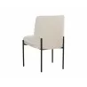 Sunpan Richie Dining Chair - Black Danny Ivory Back - Sunpan Richie Dining Chair - Black Danny Ivory Back