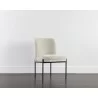 Sunpan Richie Dining Chair - Black Danny Ivory - Sunpan Richie Dining Chair - Black Danny Ivory