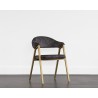 Sunpan Burgos Dining Armchair in Nono Shitake - Lifestyle