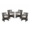 Sunset West Venice Dining Chair With Cushions - Set of 4
