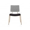 Sunpan Brinley Dining Chair Gold - Nightfall Black / Chacha Grey Front