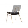 Sunpan Brinley Dining Chair Gold - Nightfall Black / Chacha Grey Back