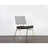 Sunpan Brinley Dining Chair Gold - Nightfall Black / Chacha Grey