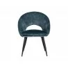 Sunpan Capaldi Dining Chair In Nono Petrol - Front - Sunpan Capaldi Dining Chair In Nono Petrol - Front