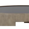 Sunpan Brunetto Coffee Table - Large - Ash Grey - Seat Close-up
