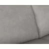 Sunpan Davilo Sofa in Light Grey Leather - Seat Back - Sunpan Davilo Sofa in Light Grey Leather - Seat Back