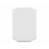 Manhattan Comfort Mulberry Modern Open Corner Closet with 2 Hanging Rods in White Back - Manhattan Comfort Mulberry Modern Open Corner Closet with 2 Hanging Rods in White Back