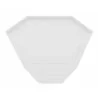 Manhattan Comfort Mulberry Modern Open Corner Closet with 2 Hanging Rods in White Top - Manhattan Comfort Mulberry Modern Open Corner Closet with 2 Hanging Rods in White Top