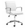 Zuo Modern Partner Office Chair White - Angled