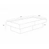 Sunpan Azelia Coffee Table in Camel Leather - Dimensions - Sunpan Azelia Coffee Table in Camel Leather - Dimensions