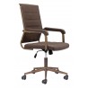 Zuo Modern Auction Office Chair in Espresso - Angled View