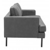 Zuo Modern Decade Sofa in Vintage Gray - Side