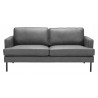 Zuo Modern Decade Sofa in Vintage Gray - Front View