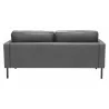 Zuo Modern Decade Sofa in Vintage Gray - Back View - Zuo Modern Decade Sofa in Vintage Gray - Back View