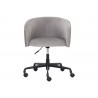 Sunpan Asher Office Chair in Flint Grey and Napa Taupe - Front