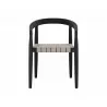 Sunpan Cayman Dining Armchair In Charcoal - Front - Sunpan Cayman Dining Armchair In Charcoal - Front