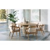 Sunpan Coraline Dining Armchair in Palazzo Cream - Lifestyle