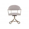 Sunpan Bexley Swivel Dining Chair - Danny Teal  Back