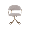 Sunpan Bexley Swivel Dining Chair - Danny Teal  1