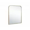 Sunpan Calabasas Wall Mirror In Brass - Angled - Sunpan Calabasas Wall Mirror In Brass - Angled