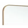 Sunpan Calabasas Wall Mirror In Brass - Edge Close-up - Sunpan Calabasas Wall Mirror In Brass - Edge Close-up