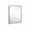 Sunpan Calabasas Wall Mirror In Black - Angled - Sunpan Calabasas Wall Mirror In Black - Angled