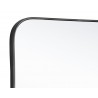 Sunpan Calabasas Wall Mirror In Black - Edge Close-Up
