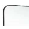 Sunpan Calabasas Wall Mirror In Black - Edge Close-Up - Sunpan Calabasas Wall Mirror In Black - Edge Close-Up
