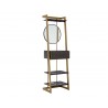  Sunpan Culpo Entryway Storage Cabinet - Front Side Angle
