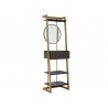  Sunpan Culpo Entryway Storage Cabinet - Angled View