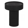 Zuo Modern Watson Side Table in Black - Top Angled