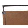 Sunpan Corrigan Counter Stool in Cognac Leather - Seat Back Close-up
