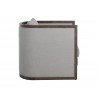Sunpan Chloe Lounge Chair in Dark Brown And Linoso Light Grey - Side